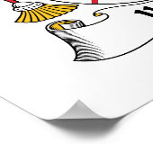 イバラ家紋 ポスター (角)