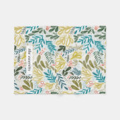 イバラ |フェスティバル植物学名前をカスタムする フリースブランケット (正面(横))