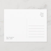 イバル・アロセニウス・リラン・ディペンティブ・小さな女の子がノーと言う ポストカード (裏面)