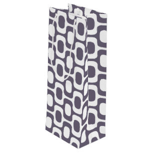 イパネマの歩道の模様, ビーチの模様, ブラジル ワインギフトバッグ