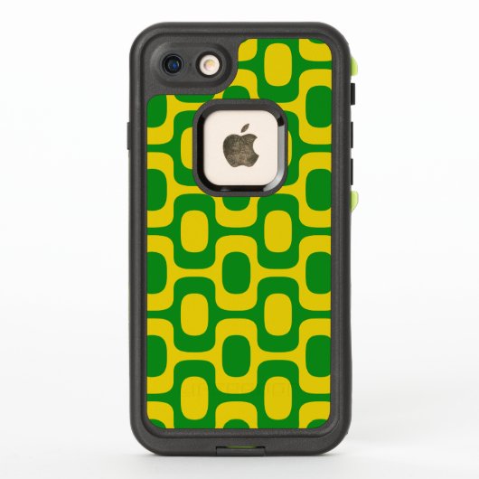 イパネマの歩道の模様, ビーチの模様, ブラジル LifeProof iPhoneケース (裏面)