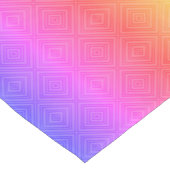 イパネマレインボー催眠ダイヤモンドモダンアポップ・アートのート ショートテーブルランナー (コーナー)