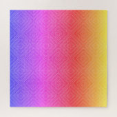 イパネマレインボー催眠ダイヤモンドモダンアポップ・アートのート ジグソーパズル (横)