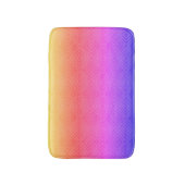 イパネマレインボー催眠ダイヤモンドモダンアポップ・アートのート バスマット (正面縦)