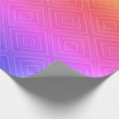 イパネマレインボー催眠ダイヤモンドモダンアポップ・アートのート ラッピングペーパー (角)