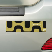 イパネマ歩道 バンパーステッカー (車上)