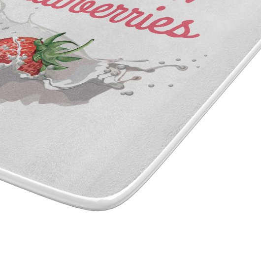 イパフェイトイチゴおもしろい引用文 カッティングボード (角)