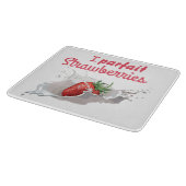 イパフェイトイチゴおもしろい引用文 カッティングボード (角)