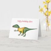 イパーソナライズされたグアナドン誕生日カード カード (黄色い花)