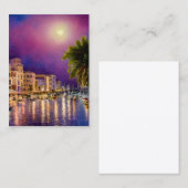 イビサはメディテランに位置する小さな島である 名刺 (正面/裏面)