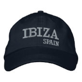 イビサエスパニャスペインカナリア諸島Embroided Hat 刺繍入りキャップ (正面)