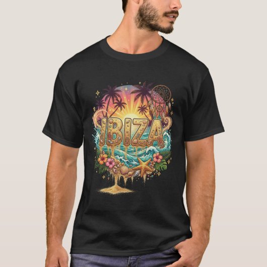 イビササンセットパラダイス Tシャツ (正面)