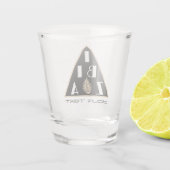 イビサスペインのロゴモダンビーチバー ショットグラス (裏面)