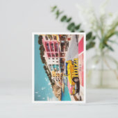 イビサスペインアポップ・アートのートトラベルイラストレーション ポストカード (スタンド正面)