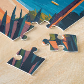 イビサスペイントラベルアートヴィンテージ ジグソーパズル (側面)