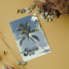 イビサスペインヴィンテージ旅行ポスター ポストカード