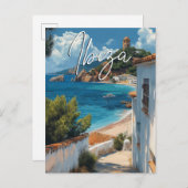 イビサスペイン旅行はがき – ヴィンテージスタイル ポストカード (正面/裏面)