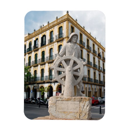 イビサタウンマグネット マグネット (縦)