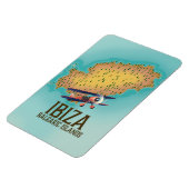 イビサバレアレス諸島の地図ポスター マグネット (左側)