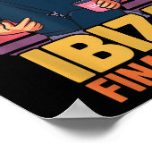 イビサファイナルボスミームクラブパートリングヴィンテージ ポスター (角)