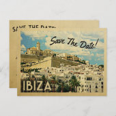 イビサ日付を保存ヴィンテージスペイン 案内ポストカード (正面/裏面)