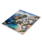 イビサ海岸には多くの美しいギリシャ語のviがある タイル (側面)