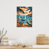 イビサ海岸 ポスター (キッチン)