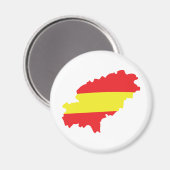 イビサ等高線フラグアイコン マグネット (正面/裏面)