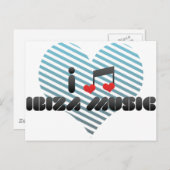 イビサ音楽ファン ポストカード (正面/裏面)