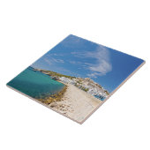 イビサ風光明媚なビュー，スペイン， タイル (側面)