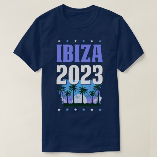 イビサ2023 1 Tシャツ (デザイン正面)