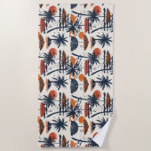 イビサ・アイコニック・ヨーロッパの目的地 ビーチタオル (正面)