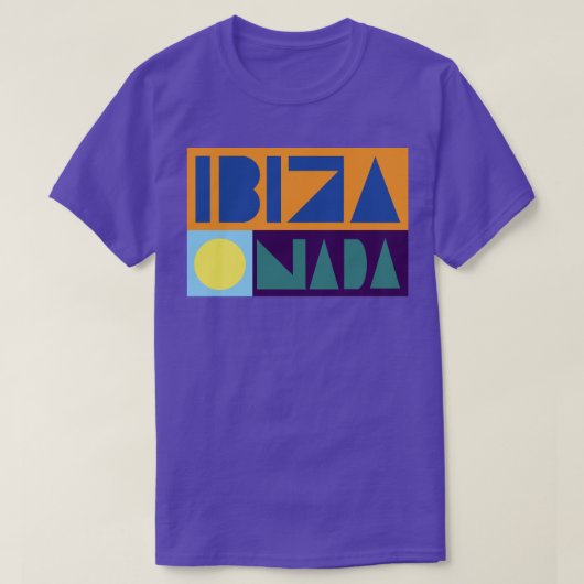 イビサ・オ・ナダ Tシャツ (デザイン正面)