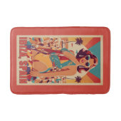 イビサ，スペイン旅行ポスター バスマット (正面)