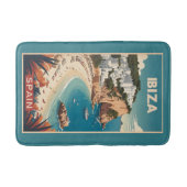 イビサ，スペイン旅行ポスター バスマット (正面)