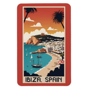 イビサ,スペイン旅行ポスター マグネット