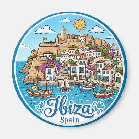 イビサ スペイン マグネット (正面)