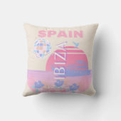 イビサ,スペイン,旅行アート名門私立校風の,アート,ピンク クッション (裏面)