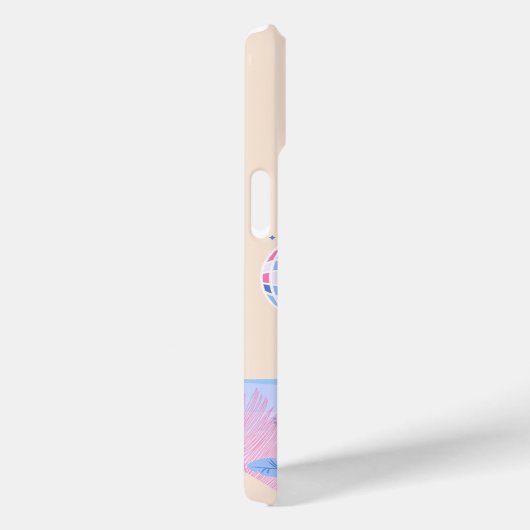 イビサ,スペイン,旅行アート名門私立校風の,アート,ピンク,パステル Case-Mate iPhoneケース (裏面 / 右)