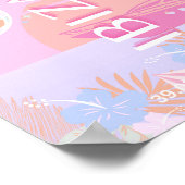 イビサ,スペイン,旅行アート名門私立校風の,アート,ピンク ポスター (角)