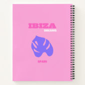 イビサ,トラベルアート,名門私立校風のルー名門私立校風のム,ピンク ノートブック (裏面)