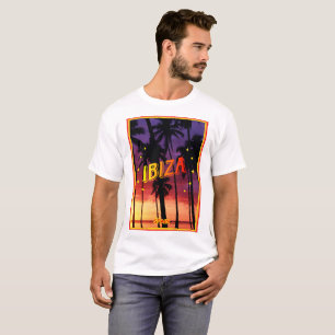 イビサ、夕日 Tシャツ