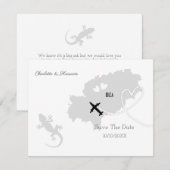 イビザで結婚式 ウェディング デスティネーション Save The Date セーブザデート (正面/裏面)