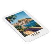 イビザスペインイラストレーショントラベルアートヴィンテージ マグネット (右側)