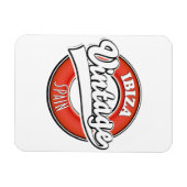 イビザスペインヴィンテージスタイルロゴ マグネット (横)