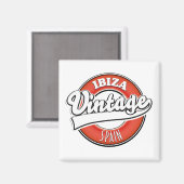 イビザスペインヴィンテージスタイルロゴ マグネット (正面/裏面)