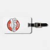 イビザスペインヴィンテージスタイルロゴ ラゲッジタグ (正面横)