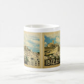 イビザスペインヴィンテージトラベル コーヒーマグカップ (中央)