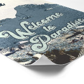 イビザスペインヴィンテージトラベル ポスター (角)