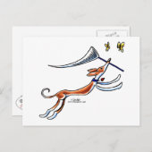 イビザンハウンドチョウ ポストカード (正面/裏面)